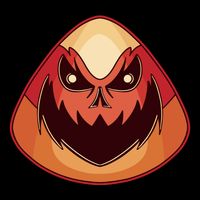 Candy Corn Monster Halloween Bucket Hat