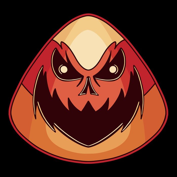 Candy Corn Monster Halloween Bucket Hat