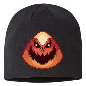 Candy Corn Monster Halloween Sustainable Beanie