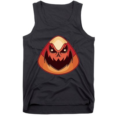 Candy Corn Monster Halloween Tank Top