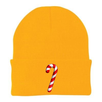 Candy Cane Merry And Bright Red And White Candy Costume Raglan Baseball Knit Cap Winter Beanie