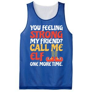 Christmas Call Me Elf One More Time Gift Mesh Reversible Basketball Jersey Tank