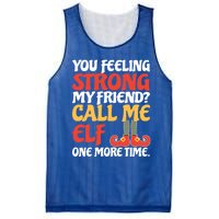 Christmas Call Me Elf One More Time Gift Mesh Reversible Basketball Jersey Tank