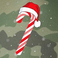 Candy Cane Merry And Bright Red And White Candy Legacy Tie Dye Trucker Hat
