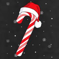 Candy Cane Merry And Bright Red And White Candy Cool Comfort Performance Bucket Hat