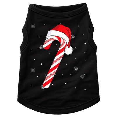 Candy Cane Merry And Bright Red And White Candy Doggie Tank