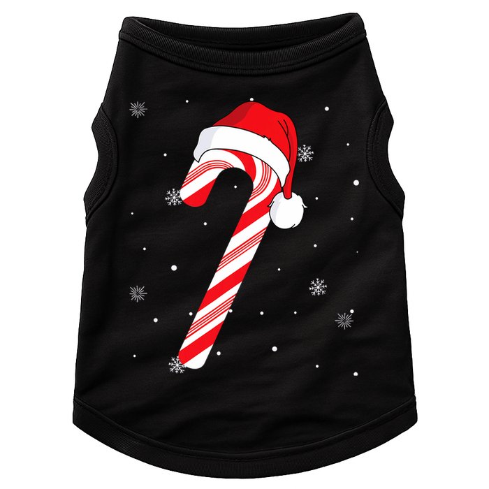 Candy Cane Merry And Bright Red And White Candy Doggie Tank
