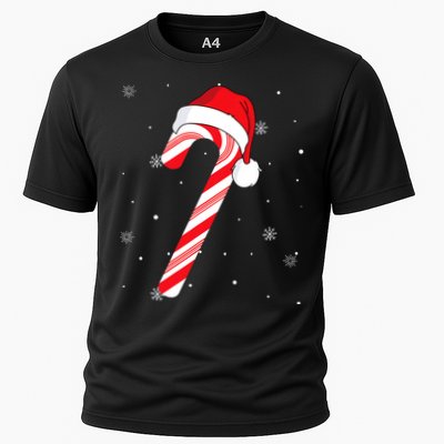 Candy Cane Merry And Bright Red And White Candy Performance Shirt