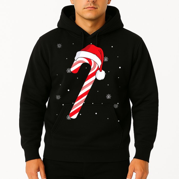 Candy Cane Merry And Bright Red And White Candy Hoodie