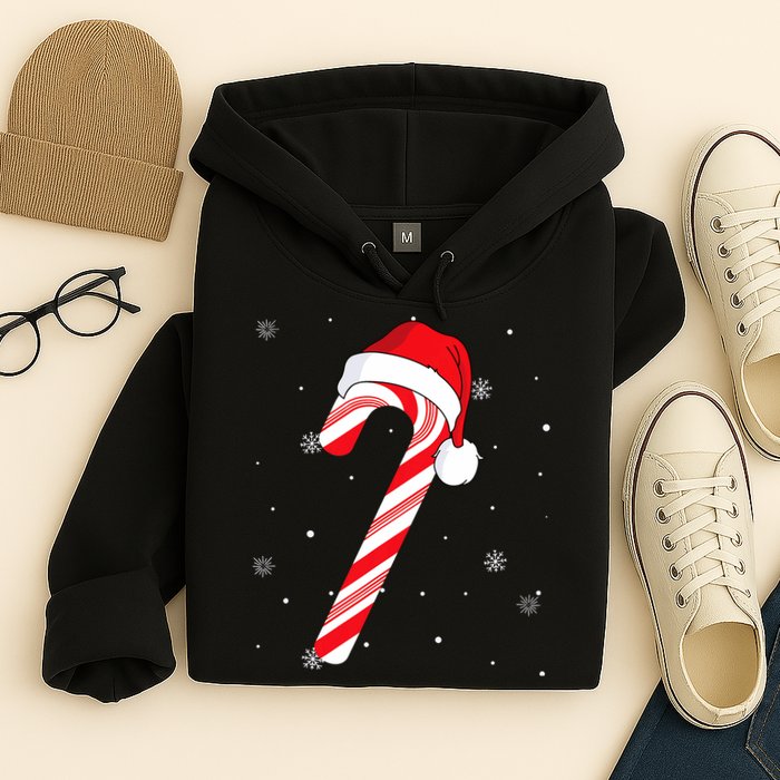 Candy Cane Merry And Bright Red And White Candy Hoodie
