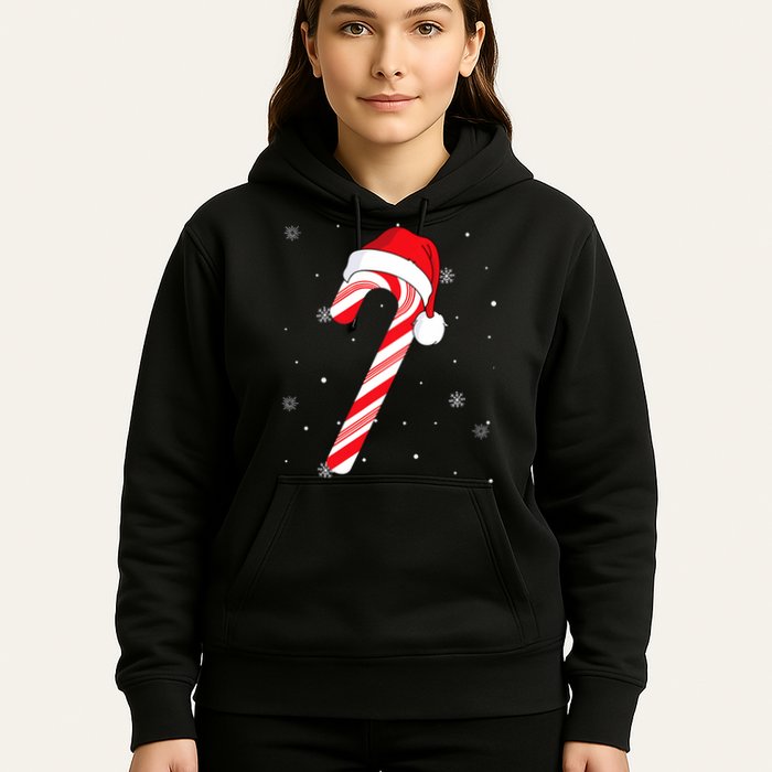 Candy Cane Merry And Bright Red And White Candy Hoodie