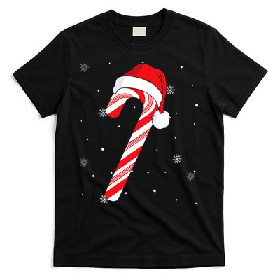 Candy Cane Merry And Bright Red And White Candy T-Shirt