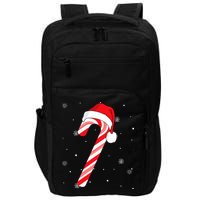 Candy Cane Merry And Bright Red And White Candy Impact Tech Backpack