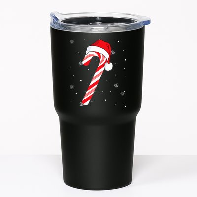 Candy Cane Merry And Bright Red And White Candy Tumbler
