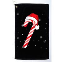 Candy Cane Merry And Bright Red And White Candy Golf Towel