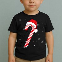 Candy Cane Merry And Bright Red And White Candy Toddler T-Shirt