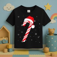 Candy Cane Merry And Bright Red And White Candy Toddler T-Shirt