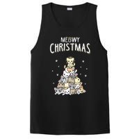 Cat Christmas Meow Christmas PosiCharge Competitor Tank