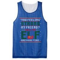 Christmas Call Me Elf One More Time Ugly Gift Mesh Reversible Basketball Jersey Tank