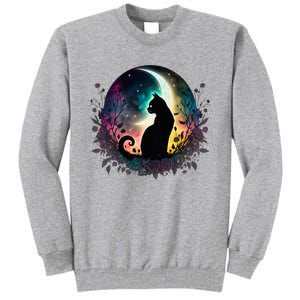 Cute Cat Motifs Cat Tall Sweatshirt