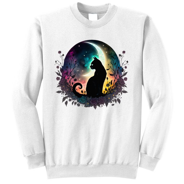 Cute Cat Motifs Cat Sweatshirt