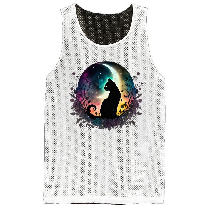 Cute Cat Motifs Cat Mesh Reversible Basketball Jersey Tank