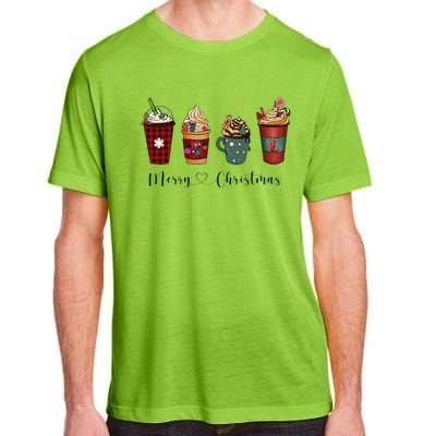 Christmas Coffee Merry Chritsmas Cozy Winter Coffee Lover Adult ChromaSoft Performance T-Shirt