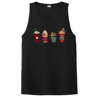 Christmas Coffee Merry Chritsmas Cozy Winter Coffee Lover PosiCharge Competitor Tank