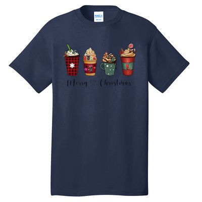 Christmas Coffee Merry Chritsmas Cozy Winter Coffee Lover Tall T-Shirt