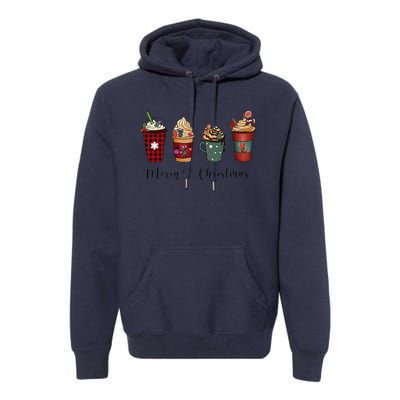 Christmas Coffee Merry Chritsmas Cozy Winter Coffee Lover Premium Hoodie