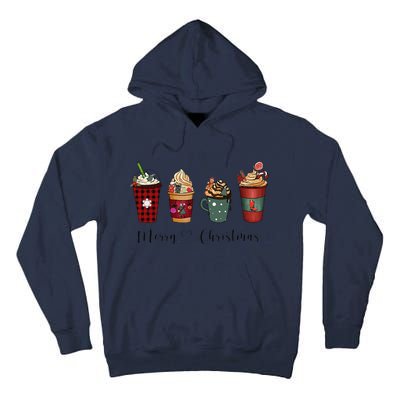 Christmas Coffee Merry Chritsmas Cozy Winter Coffee Lover Tall Hoodie