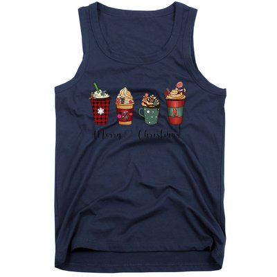 Christmas Coffee Merry Chritsmas Cozy Winter Coffee Lover Tank Top