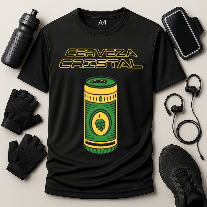 Cerveza Cristal Meme Funny Product Placement Performance Shirt