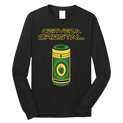 Cerveza Cristal Meme Funny Product Placement Long Sleeve Shirt