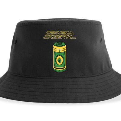 Cerveza Cristal Meme Funny Product Placement Sustainable Bucket Hat