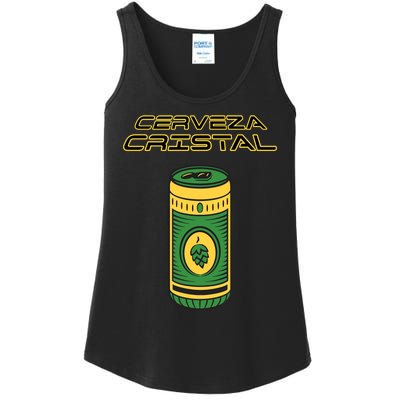 Cerveza Cristal Meme Funny Product Placement Ladies Essential Tank