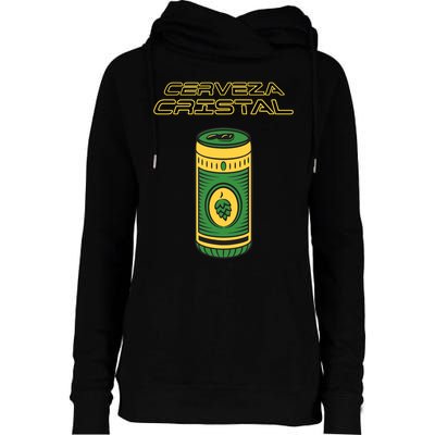 Cerveza Cristal Meme Funny Product Placement Womens Funnel Neck Pullover Hood