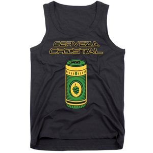 Cerveza Cristal Meme Funny Product Placement Tank Top