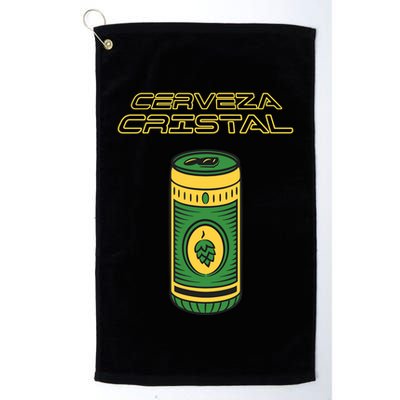 Cerveza Cristal Meme Funny Product Placement Golf Towel