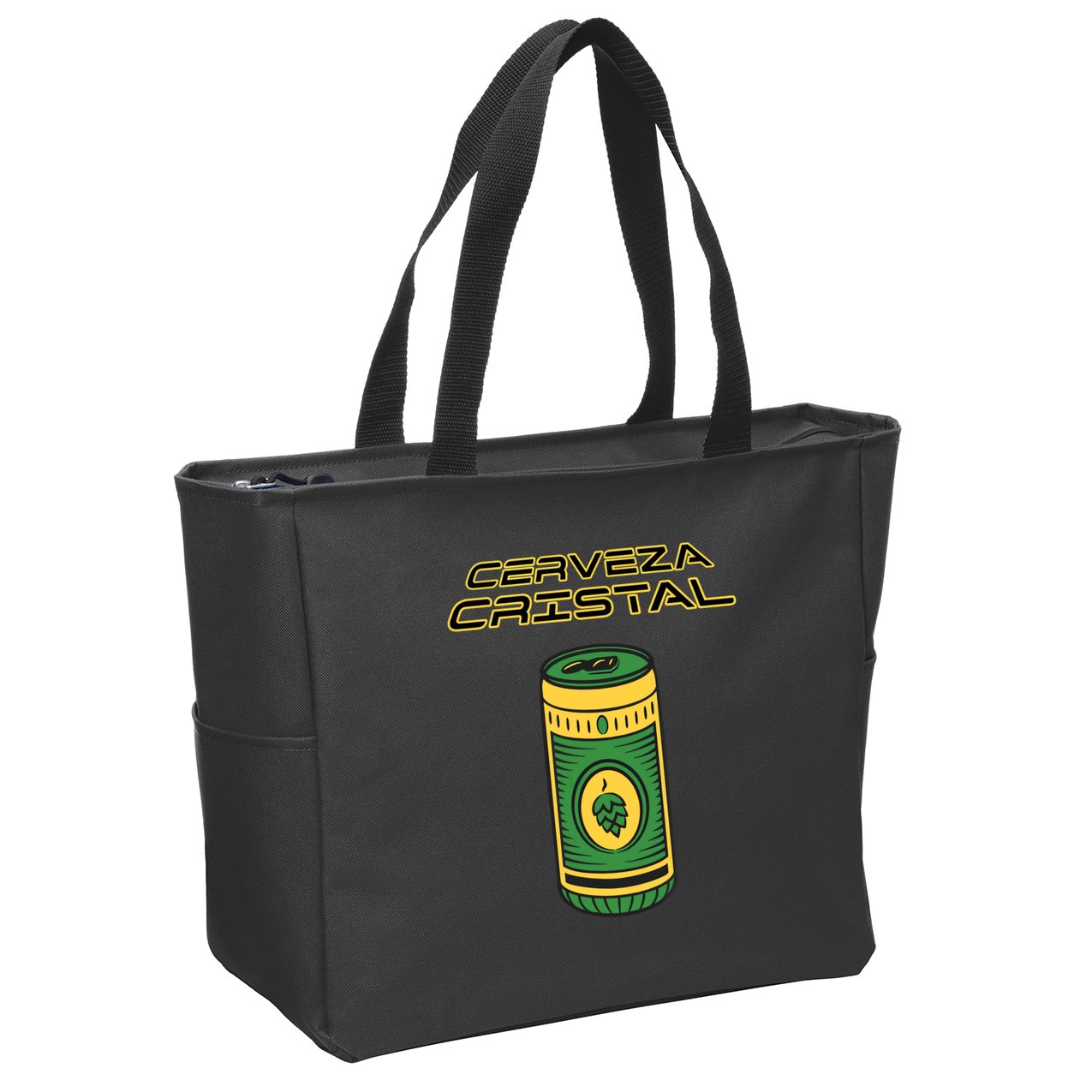 Cerveza Cristal Meme Funny Product Placement Zip Tote Bag