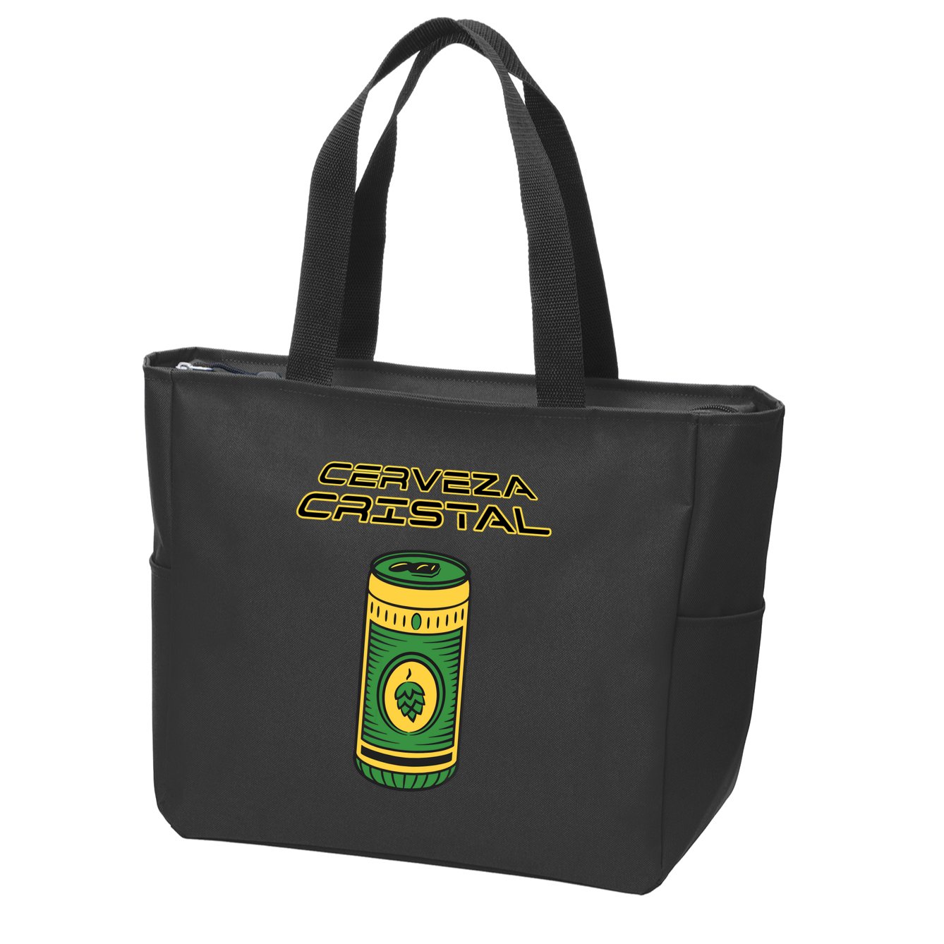 Cerveza Cristal Meme Funny Product Placement Zip Tote Bag