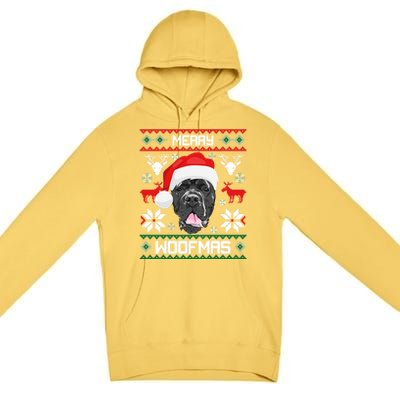 Cane Corso Merry Woofmas Gift For Christmas Clothes Xmas Great Gift Premium Pullover Hoodie