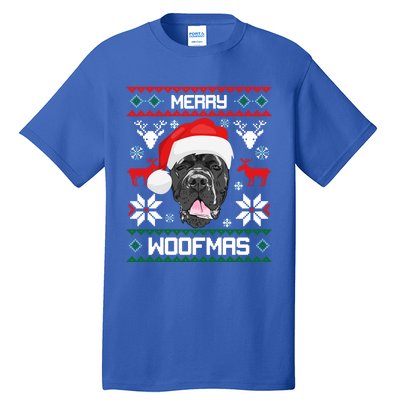 Cane Corso Merry Woofmas Gift For Christmas Clothes Xmas Great Gift Tall T-Shirt