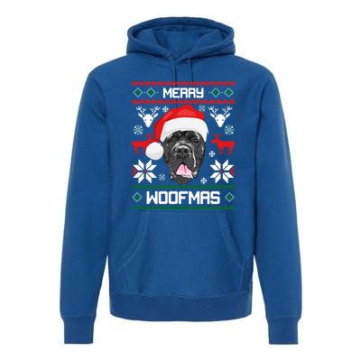 Cane Corso Merry Woofmas Gift For Christmas Clothes Xmas Great Gift Premium Hoodie