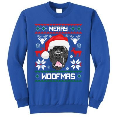 Cane Corso Merry Woofmas Gift For Christmas Clothes Xmas Great Gift Tall Sweatshirt