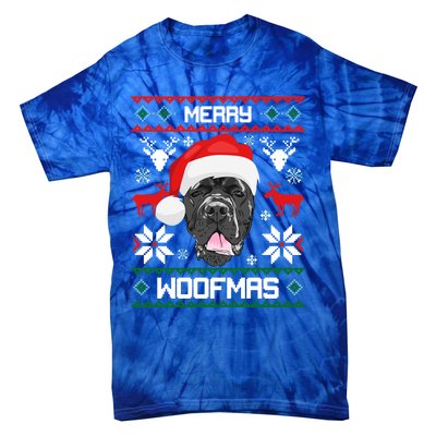 Cane Corso Merry Woofmas Gift For Christmas Clothes Xmas Great Gift Tie-Dye T-Shirt