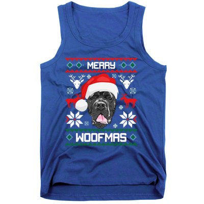 Cane Corso Merry Woofmas Gift For Christmas Clothes Xmas Great Gift Tank Top