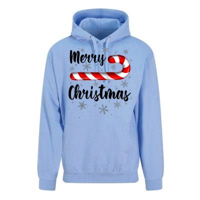 Candy Cane Merry Christmas Red And White Candy Snowflakes Raglan Baseball Unisex Surf Hoodie