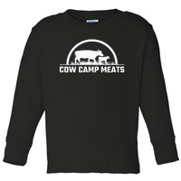 Cow Camp Meats  Toddler Long Sleeve Shirt