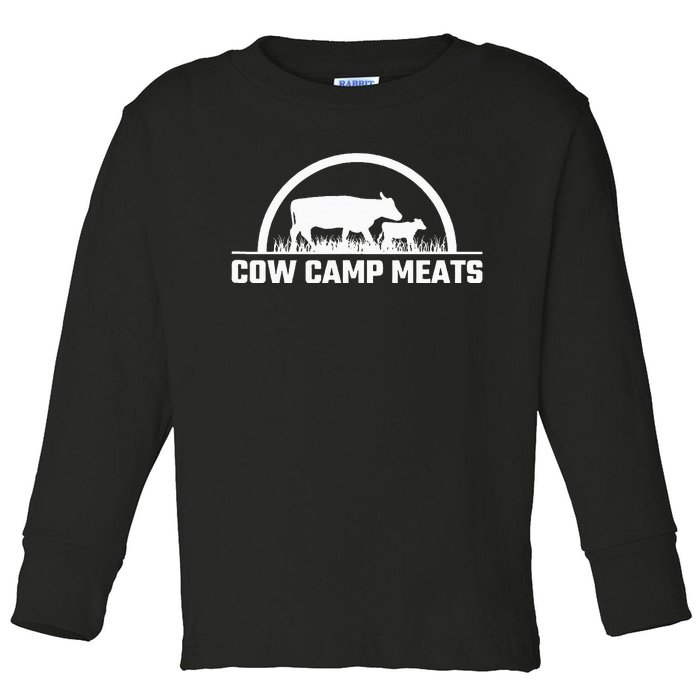 Cow Camp Meats  Toddler Long Sleeve Shirt